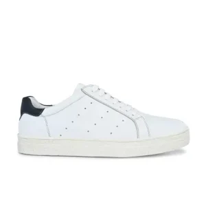 Men's Blue Genuine Leather Sneakers – Style 006