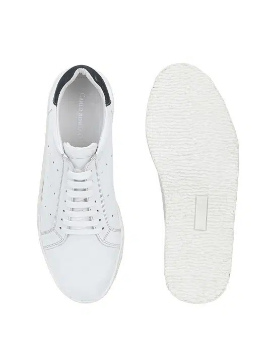Men's Blue Genuine Leather Sneakers – Style 006