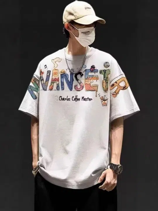 Men's Boxy-Fit Print T-Shirt – Style 341