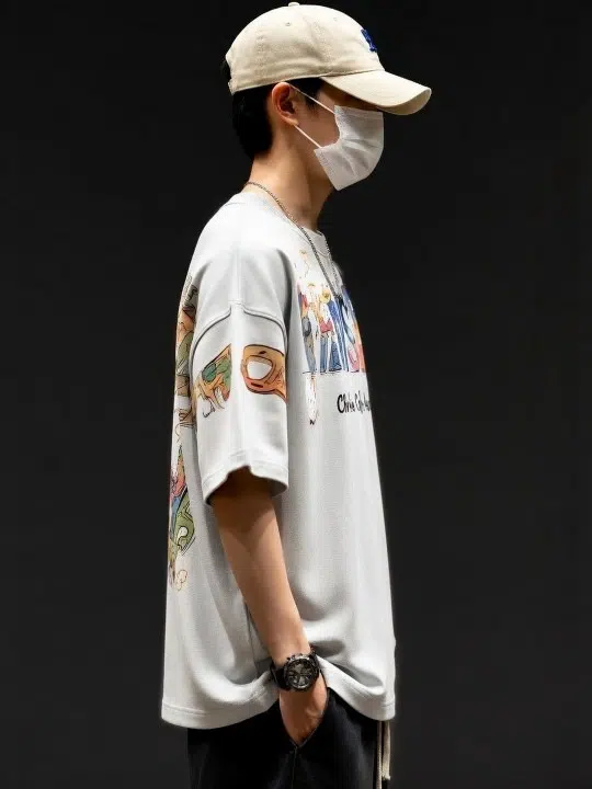 Men's Boxy-Fit Print T-Shirt – Style 341