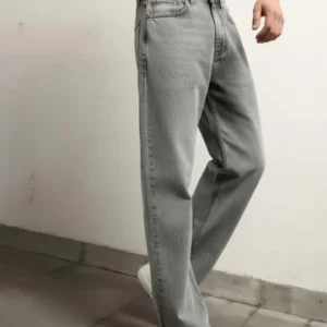 Men's Classic-Fit Mid-Rise Light-Fade Stretch Jeans – Style 570