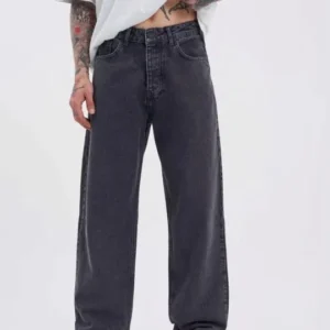 Men's Classic-Fit Mid-Rise Light-Fade Stretch Jeans – Style 604