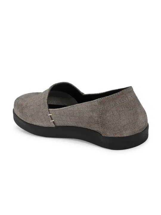 Men's Lightweight Textured Leather Slip-On Sneakers – Style 782