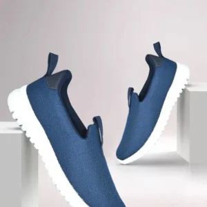 Men's Lightweight Textured Mesh Slip-On Sneakers – Style 388