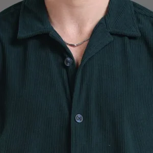 Men's Oversized-Fit Corduroy Shirt – Style 058