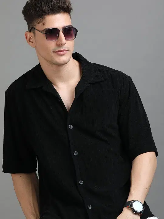 Men's Oversized-Fit Corduroy Shirt – Style 900