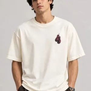 Men's Oversized-Fit Graphic-Print T-Shirt – Style 389
