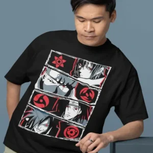 Men's Oversized-Fit Print Cotton T-Shirt – Style 107