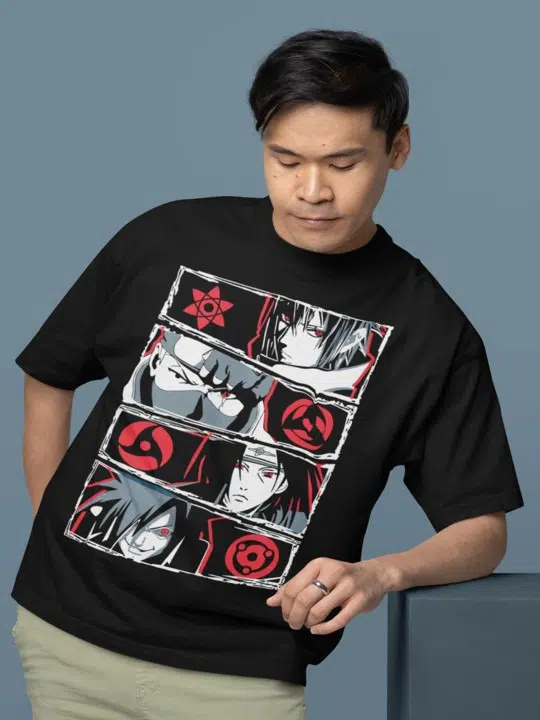 Men's Oversized-Fit Print Cotton T-Shirt – Style 107