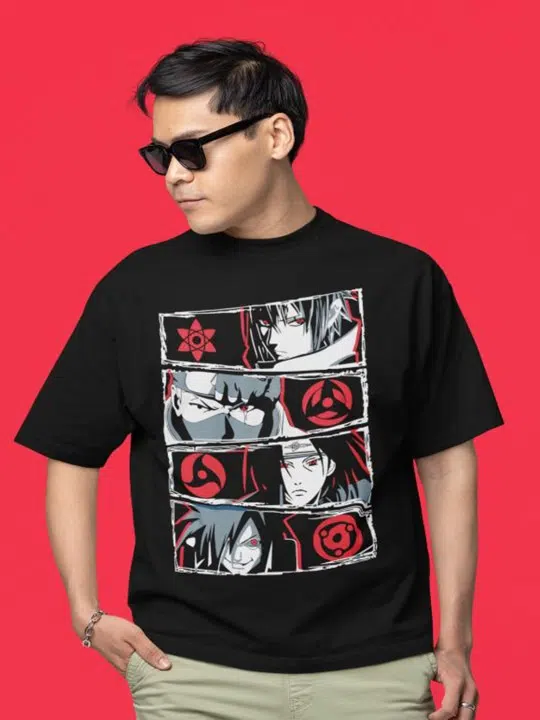 Men's Oversized-Fit Print Cotton T-Shirt – Style 107