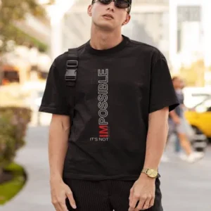 Men's Oversized-Fit Print Cotton T-Shirt – Style 878