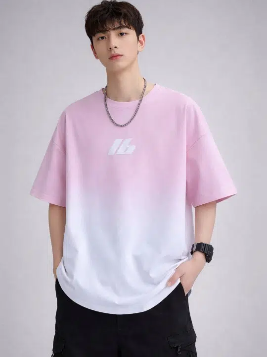 Men's Oversized-Fit Print T-Shirt – Style 062