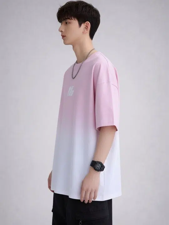 Men's Oversized-Fit Print T-Shirt – Style 062