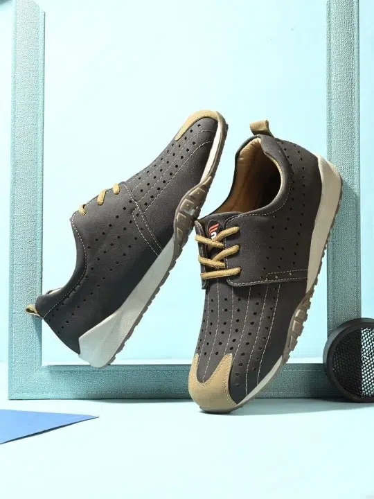 Men's Perforated Sneakers – Style 973