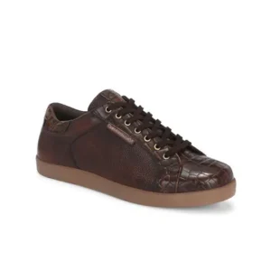 Men's Print Leather Sneakers – Style 175