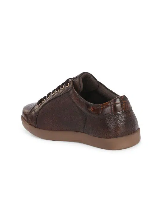 Men's Print Leather Sneakers – Style 175