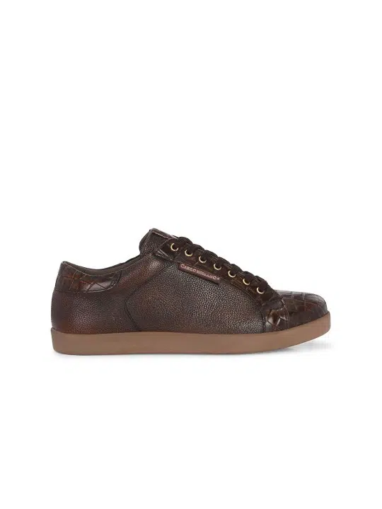 Men's Print Leather Sneakers – Style 175