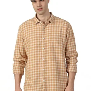 Men's Regular-Fit Check Shirt – Style 507