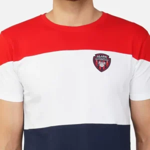 Men's Regular-Fit Colourblock Cotton T-Shirt – Style 506