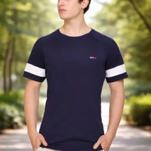 Men's Regular-Fit Colourblock T-Shirt – Style 172
