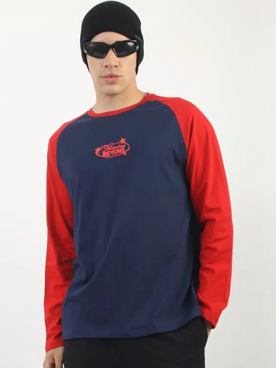 Men's Regular-Fit Colourblock T-Shirt – Style 193
