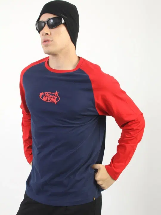 Men's Regular-Fit Colourblock T-Shirt – Style 193