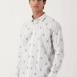 Men's Regular-Fit Floral-Print Shirt – Style 182