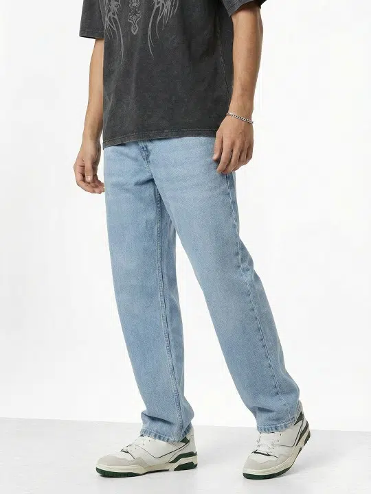 Men's Regular-Fit Light-Fade Stretch Jeans – Style 582