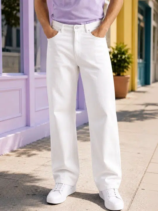 Men's Regular-Fit Mid-Rise Stretch Jeans – Style 697