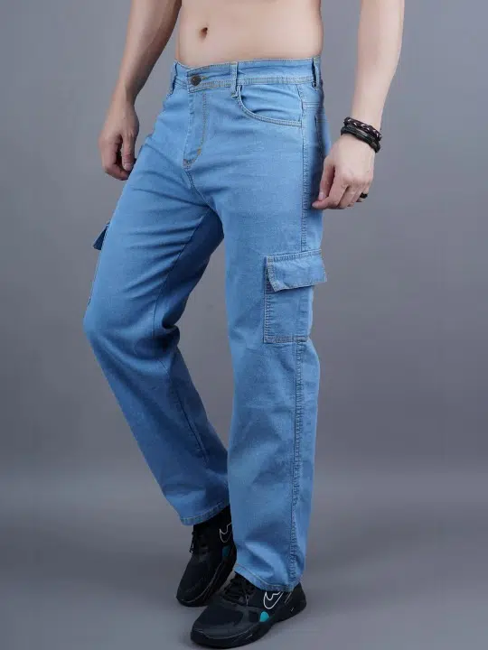 Men's Regular-Fit Mid-Rise Stretch Jeans – Style 781