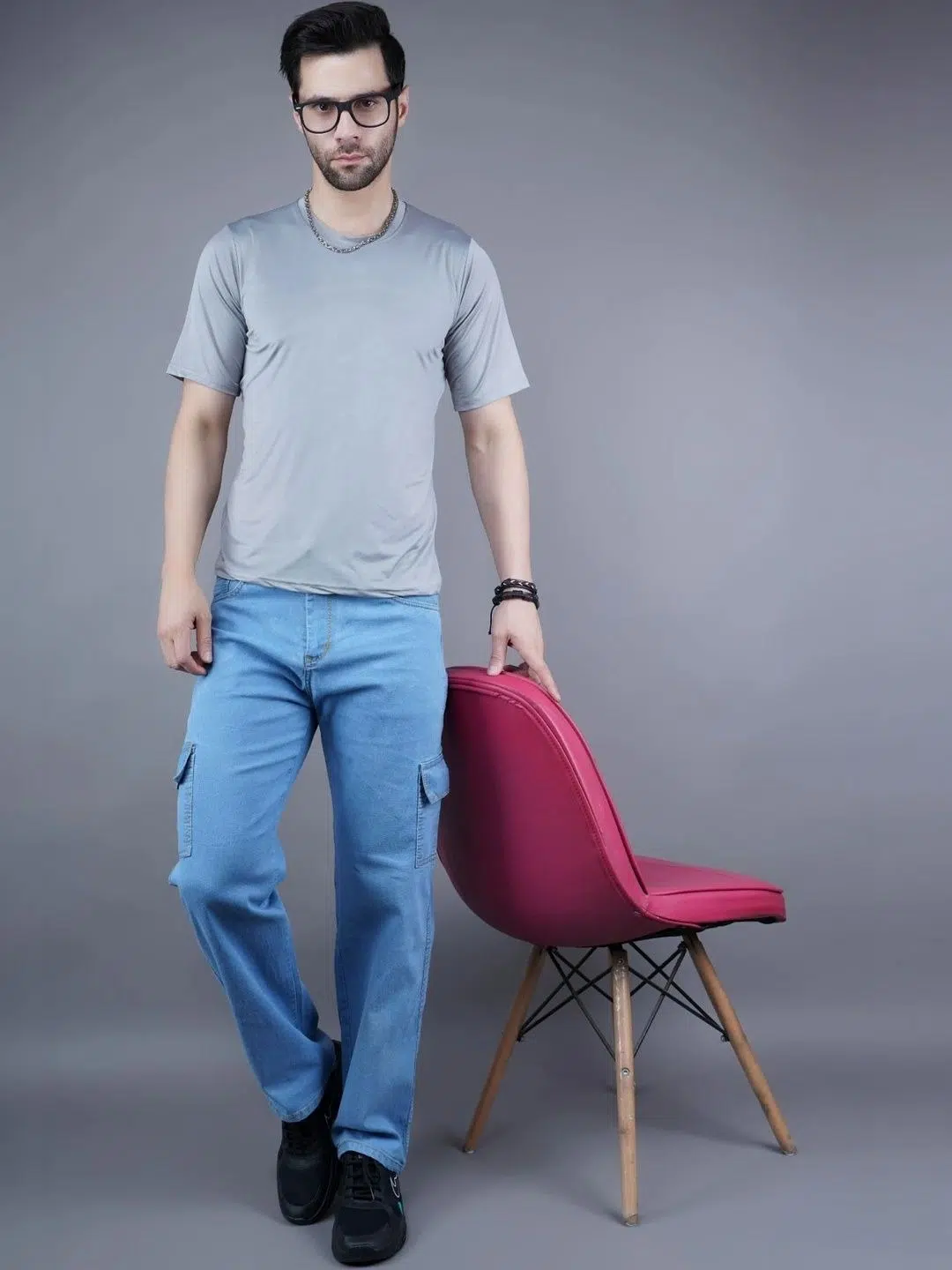Men's Regular-Fit Mid-Rise Stretch Jeans – Style 781