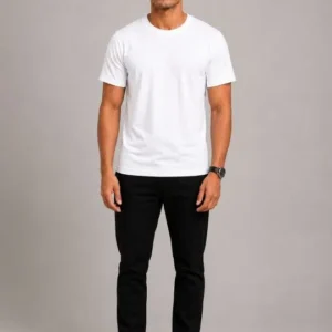 Men's Regular-Fit Print Pure Cotton T-Shirt – Style 762