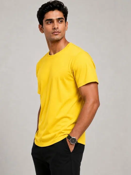 Men's Regular-Fit Print Pure Cotton T-Shirt – Style 766