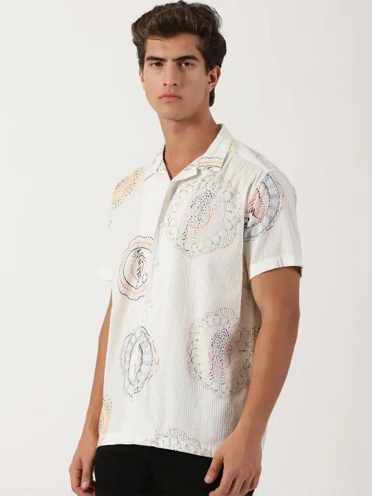 Men's Regular-Fit Print Shirt – Style 243