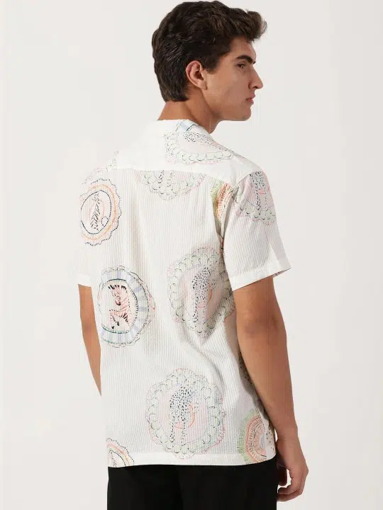 Men's Regular-Fit Print Shirt – Style 243