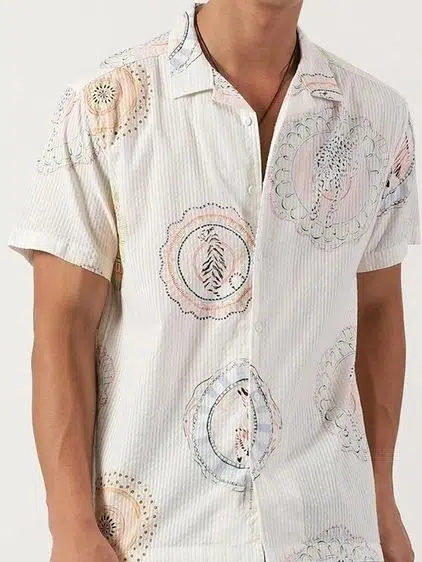 Men's Regular-Fit Print Shirt – Style 243