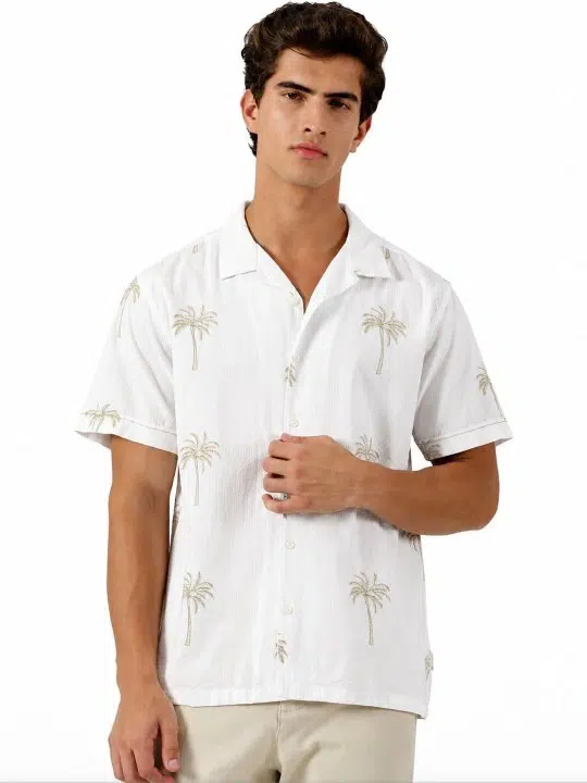 Men's Regular-Fit Print Shirt – Style 244