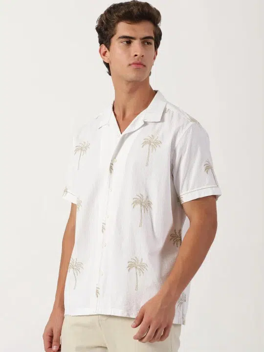 Men's Regular-Fit Print Shirt – Style 244