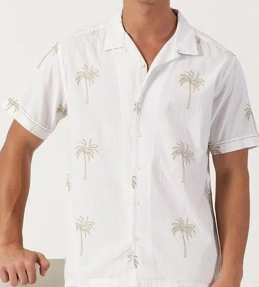 Men's Regular-Fit Print Shirt – Style 244