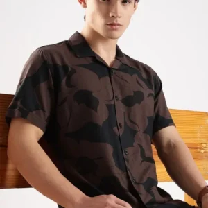 Men's Regular-Fit Print Shirt – Style 486