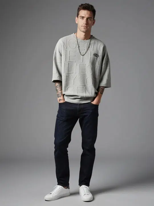 Men's Regular-Fit Print T-Shirt – Style 052