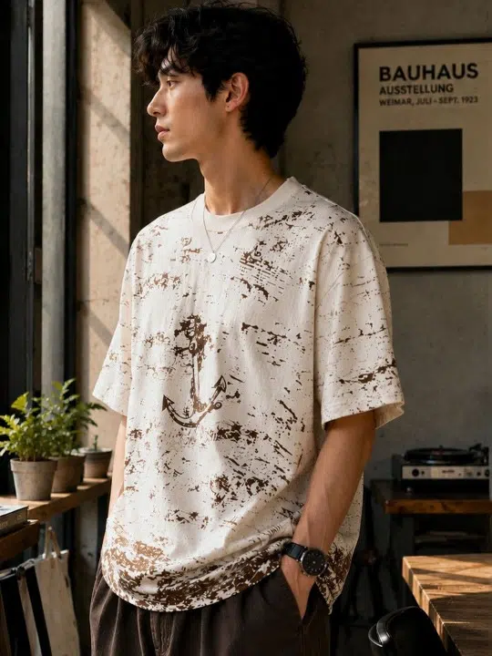 Men's Regular-Fit Print T-Shirt – Style 886