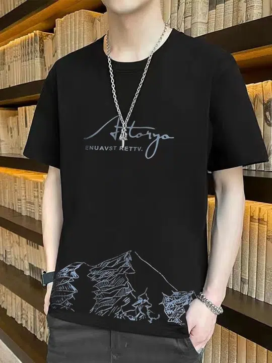 Men's Regular-Fit Print T-Shirt – Style 939