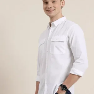 Men's Regular-Fit Pure Cotton Shirt – Style 023