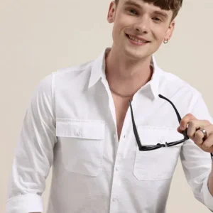 Men's Regular-Fit Pure Cotton Shirt – Style 023