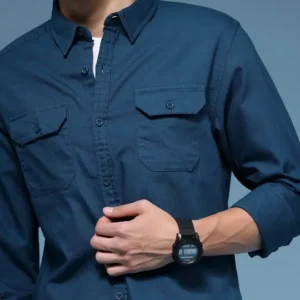 Men's Regular-Fit Pure Cotton Shirt – Style 196