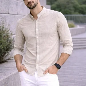 Men's Regular-Fit Stripe Shirt – Style 741