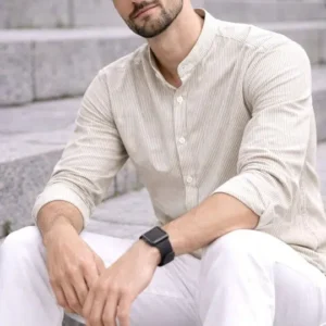 Men's Regular-Fit Stripe Shirt – Style 741