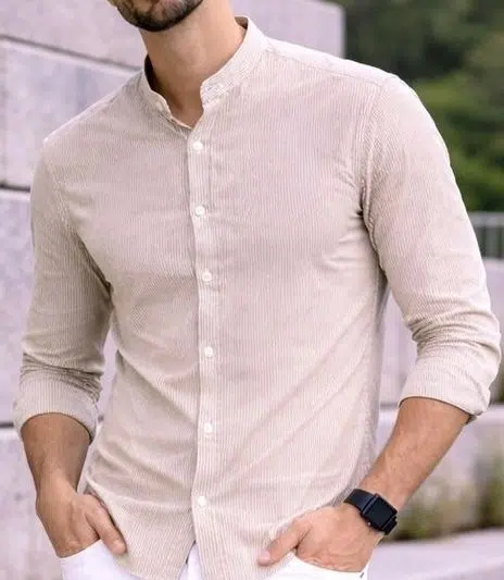 Men's Regular-Fit Stripe Shirt – Style 741