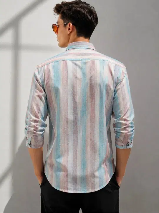 Men's Regular-Fit Stripe Shirt – Style 769